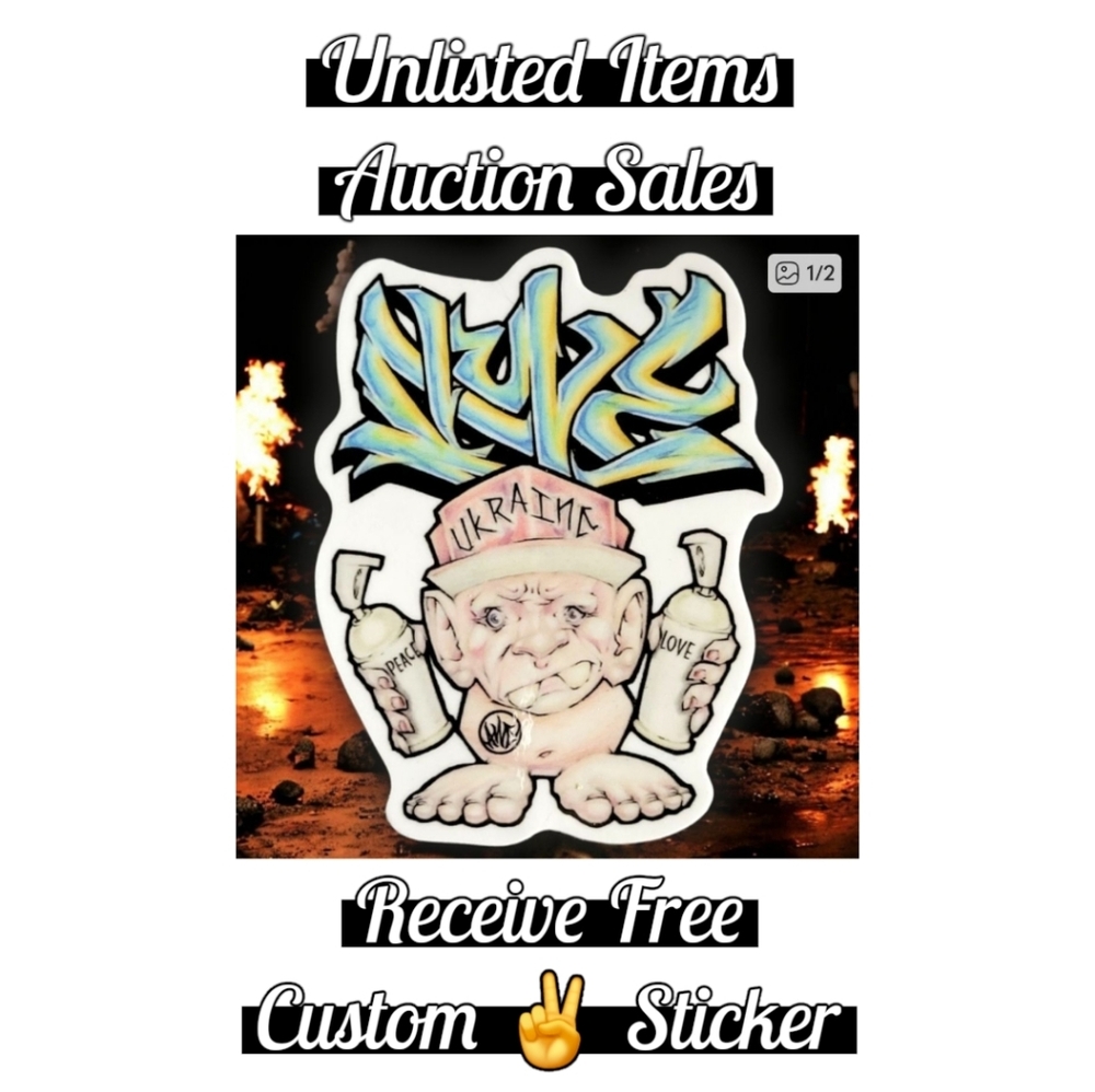 TONIGHT CUSTOM A.W.E STICKER W/PURCHASE IN SHOW ($7 Value) THANK YOU VETERANS
